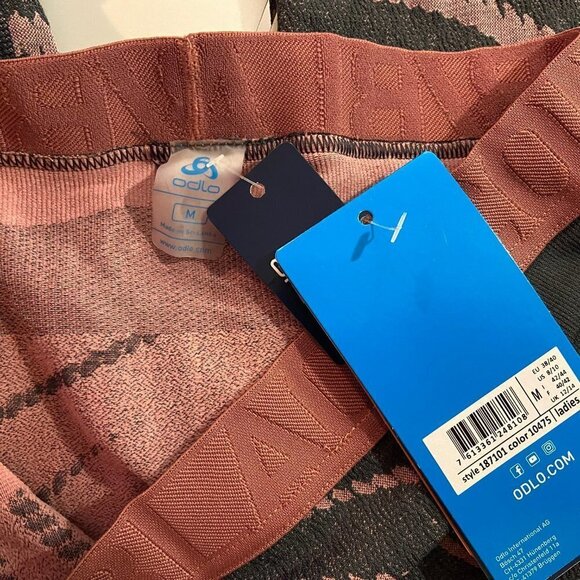 Odlo Women's Blackcomb Performance Cropped Leggings - Size Medium (8/10) - NWT - Picture 3 of 3